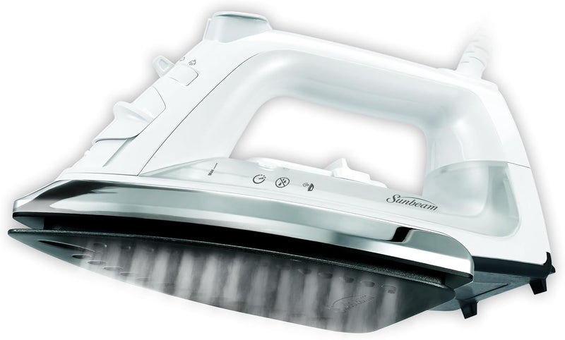 Sunbeam GCSBC Classic 1200 Watt Mid-size Anti-Drip Non-Stick Soleplate Iron Steam/Vertical Shot feature 8' 360-degree Swivel Cord GCSBCL-317-000 Auto Shut Off - Image 5